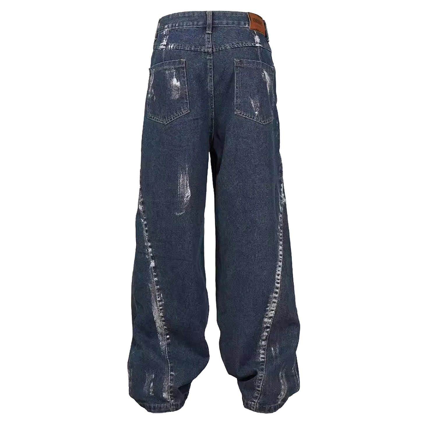 'Artisan' Heavy-Duty Patched Denim Jeans