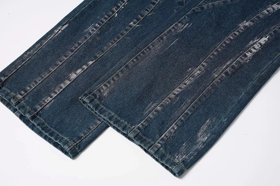 'Artisan' Heavy-Duty Patched Denim Jeans