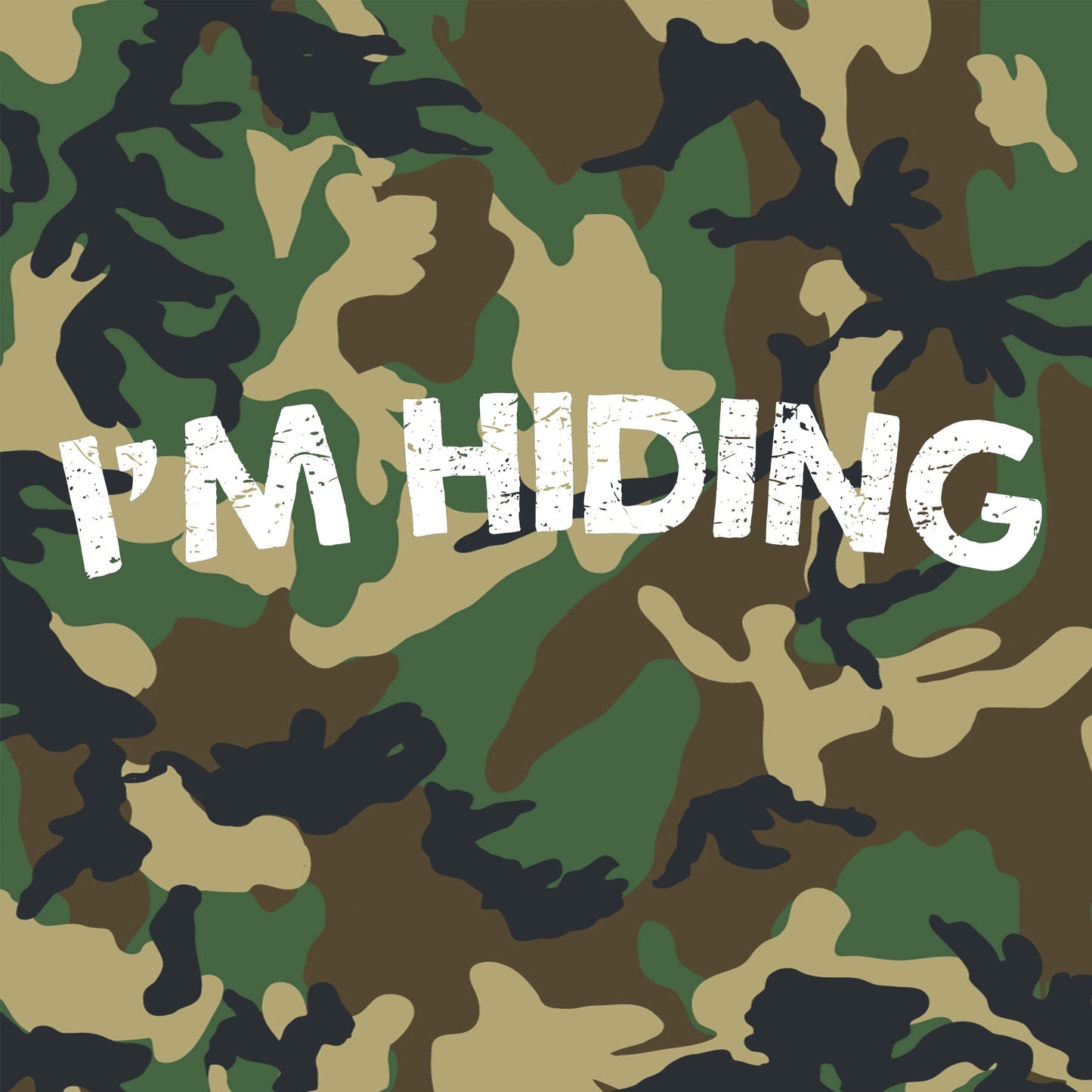 I'm Hiding Men's T Shirt – IMANISEVAN