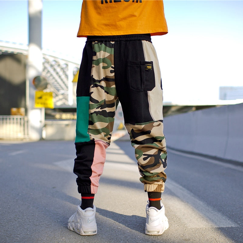 Jogger in Patchwork Camo