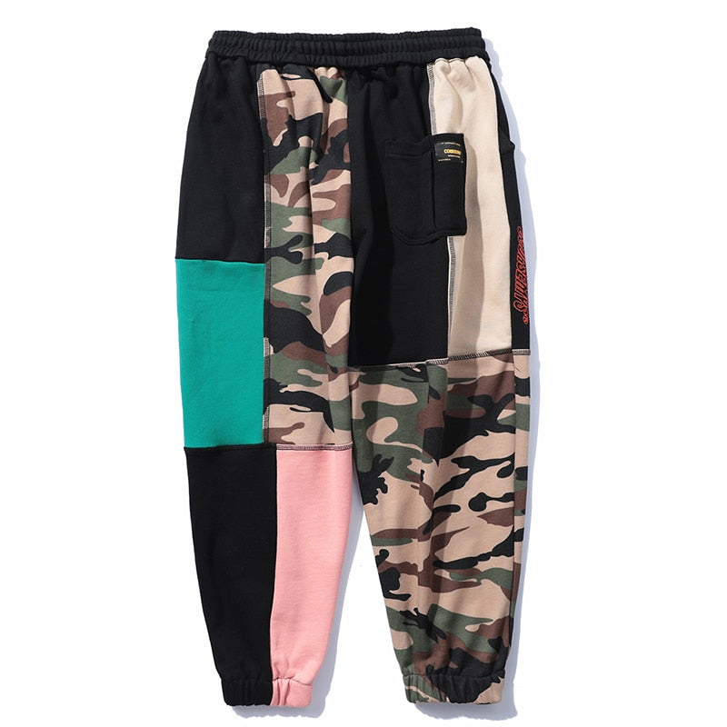 Jogger in Patchwork Camo